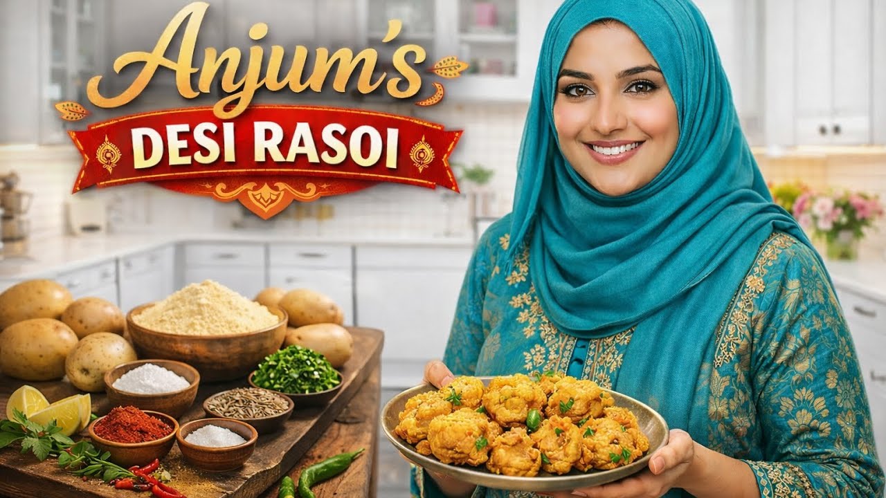 Aloo ka Bhajiya Recipe | Ramadan Special | Anjum's Desi Rasoi 