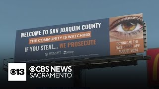 Anti-retail theft billboards debut in San Joaquin County