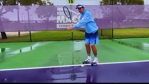 On your ground strokes - Find the ball with the racket face - Rick Macci
