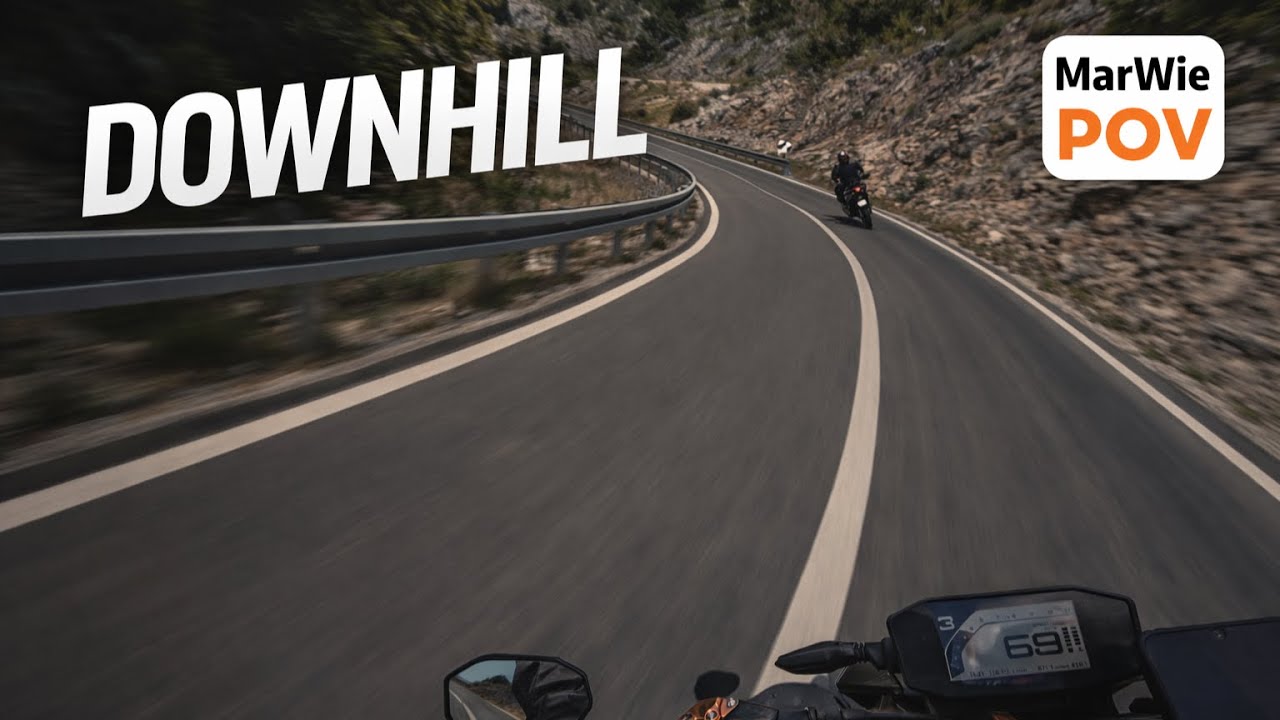 INSANE LOVĆEN DOWNHILL 😈 | KTM DUKE 790 POV