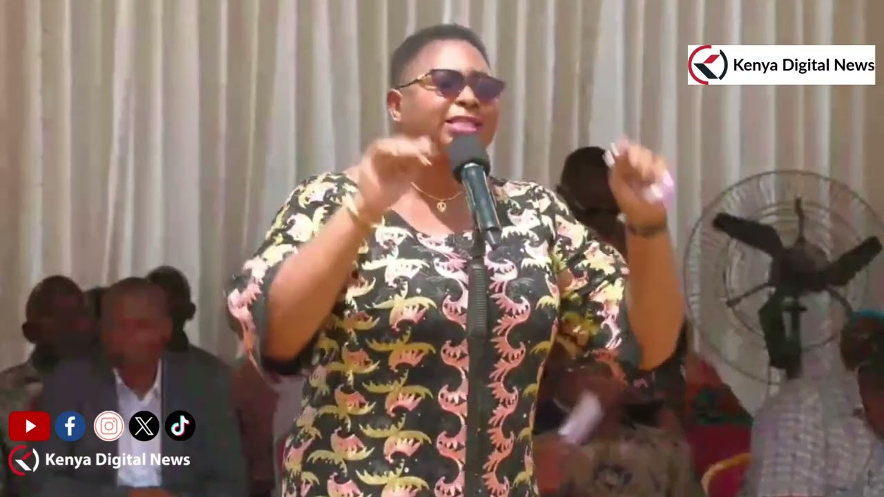 Former CS Aisha Jumwa Cracks DP Kindiki during the Tana River County Development and Thanksgiving