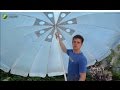 Зонт от солнца 3,2 метра с клапаном, 16 спиц