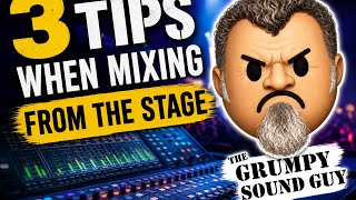 Mix Tips for mixing in small rooms from the stage. 