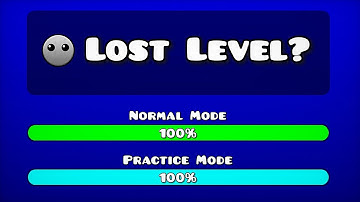 What was the LOST Geometry Dash Main Level?