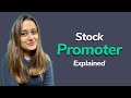 Stock promoter explained  stock market for beginners