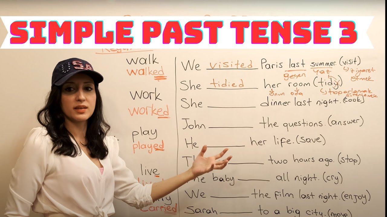 İNGİLİZCE Basit Geçmiş Zaman I Simple Past Tense I 3 - Alıştırmalar