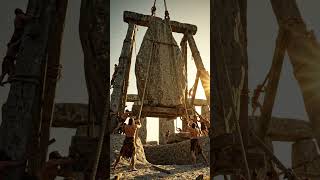 How Did They Build This Without Wheels? 🧐 #engineering #stonehenge #ancient #Shorts