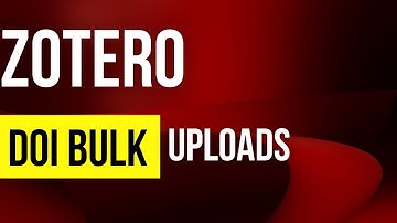 How to bulk upload ISBN, DOI, PubMed ID, or arXiv ID on zotero