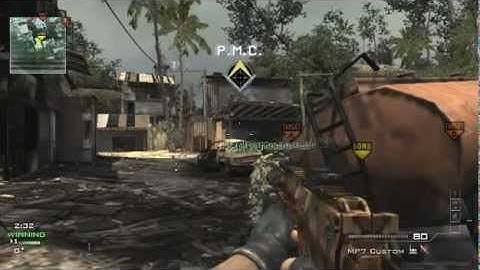 MW3 Throwing Knife Across the map VILLAGE S&D from respawn