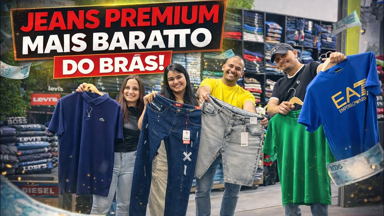 🔥👖A MELHOR QUALIDADE DE CALÇAS JEANS PREMIUM E BERMUDAS CANATIBA O MENOR VALOR DO BRÁS #jeans #brás