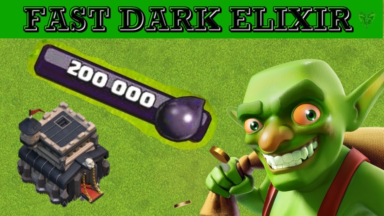 TH9 BEST AND FASTEST DARK ELIXIR FARMING STRATEGY - Clash of Clans 2018