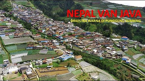 Nepal Van Java, Kaliangkrik Magelang. Rumah Seribu Warna di punggung Gunung Sumbing | FIMI X8 MINI