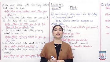 Class 5 - English - Unit 18 - Lecture 1 & 2 - Listen & speak - Allied Schools