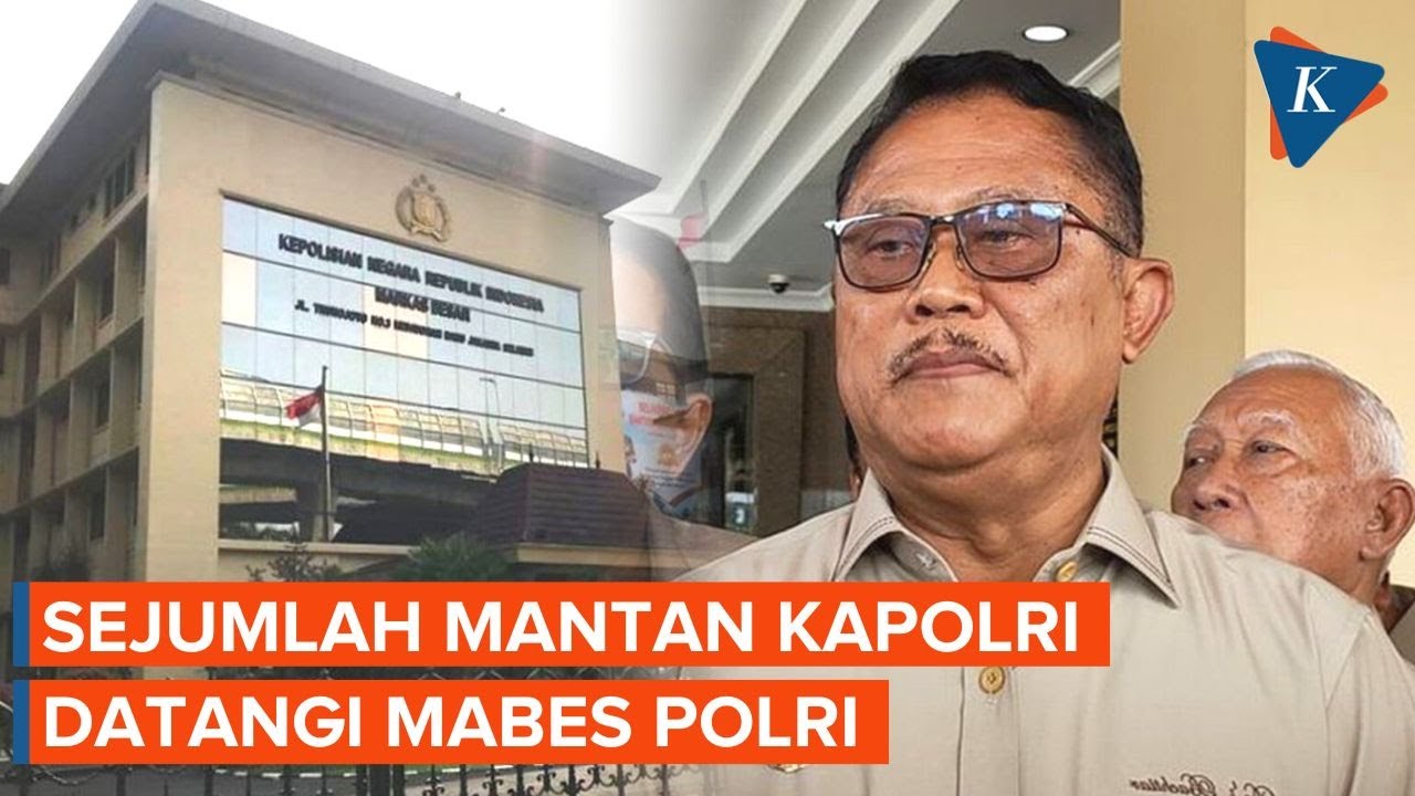 Ramai-ramai Mantan Kapolri Datangi Mabes Polri, Ada Apa?