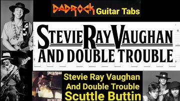 Scuttle Buttin - Stevie Ray Vaughan - Guitar + Bass TABS Lesson