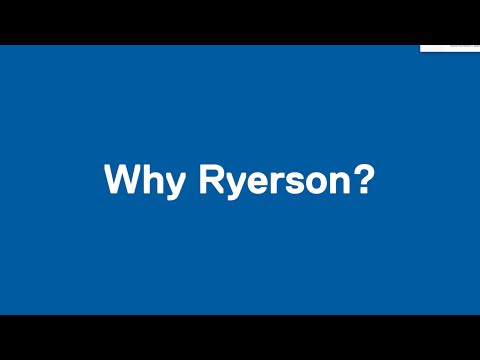 Why Ryerson? (Ted Rogers School of Management)