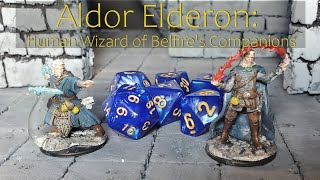 Painting D&D Character Minis: Aldor Elderon - Human Wizard