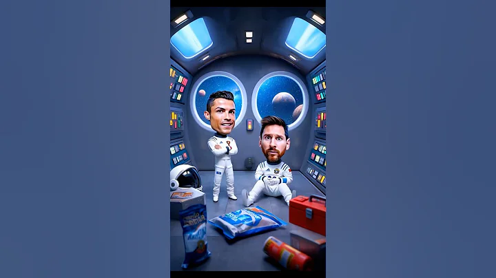 Messi vs Ronaldo... with SUPERPOWERS?! 💥⚽ #messi Messi Gets Superpowers