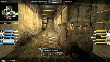 CS:GO Cache B-Site lock down quad kill