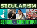 Why bengalis are secular  karnataka connection  hindu kings betrayal  college street kolkata