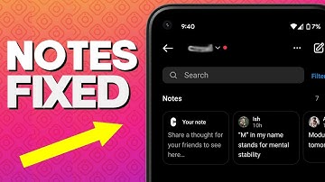 How To Fix Instagram Notes Missing! (Not Showing)