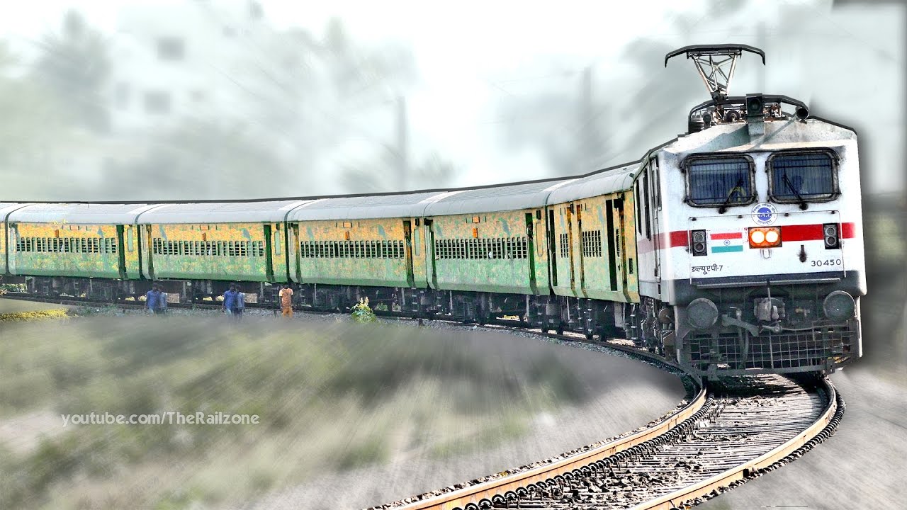 First Time WAP7 with DURONTO Express HWH YPR Indian Railways YouTube