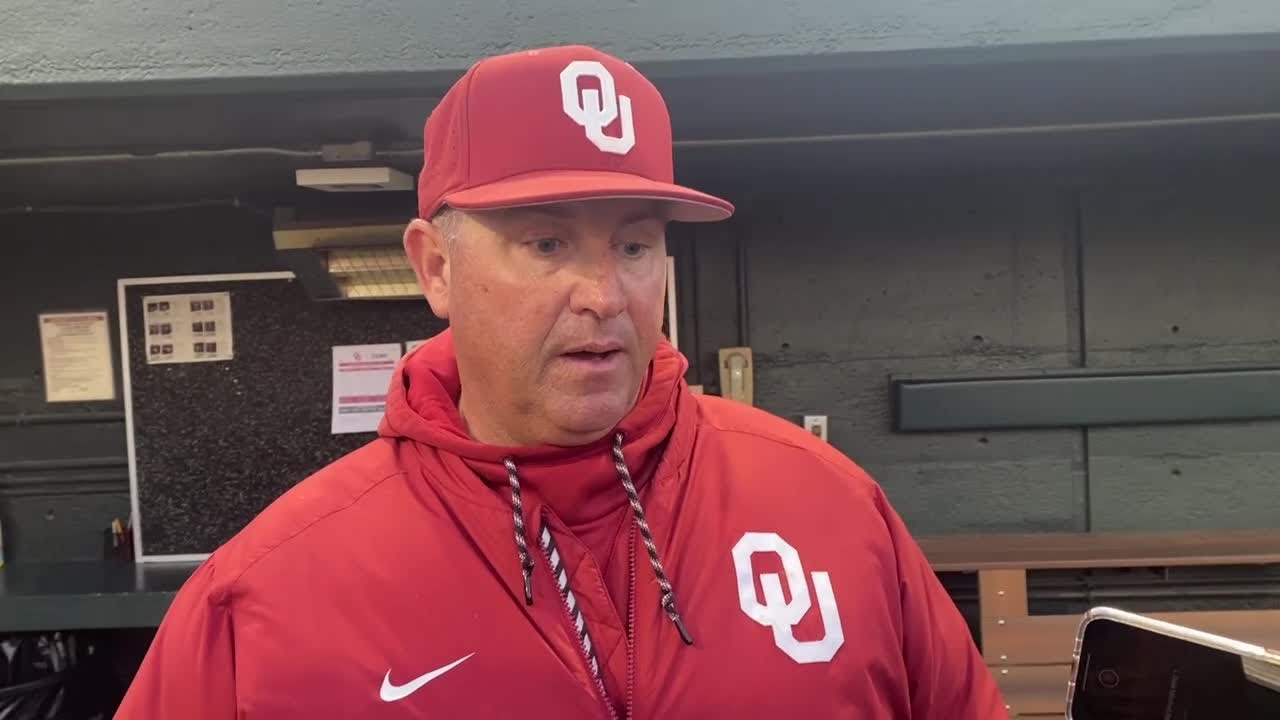 OU coach Skip Johnson on OU’s pitching staff Friday ‘I thought Kale