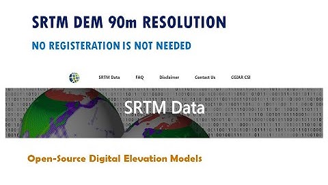 How to Download SRTM DEM | 90m Resolution | Free | Digital Elevation Models | Without Registration