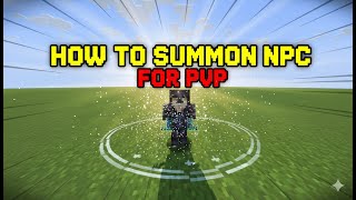 How To Summon NPC With Totem For Pvp In Minecraft! | Krypto The Gamer.