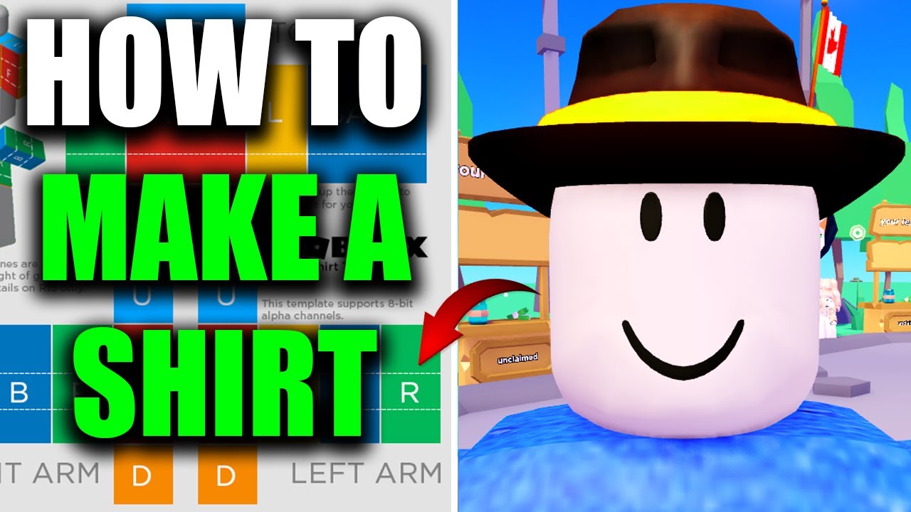 How to Make a Shirt in Roblox - Easy Step by Step Guide - YouTube