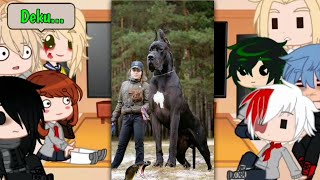 MHA/BNHA Character React to Deku's Pets +more/Viral/Funny Trending Tiktok/MHA/BNHA/Gacha Club #4