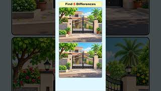 Can You Find All 5 Differences 👀 | Find 5 Differences Puzzle | Geethanjali Selvan
