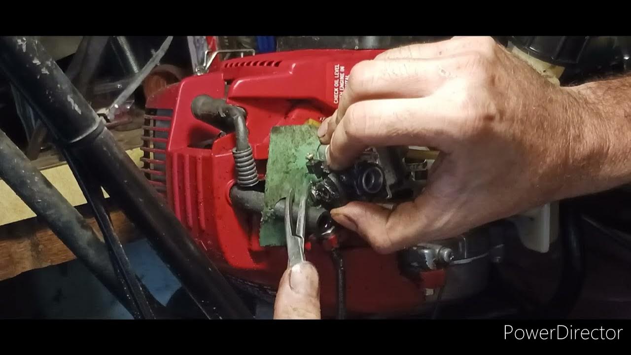 how to fix the gas line and take carburetor off and clean it GT 31