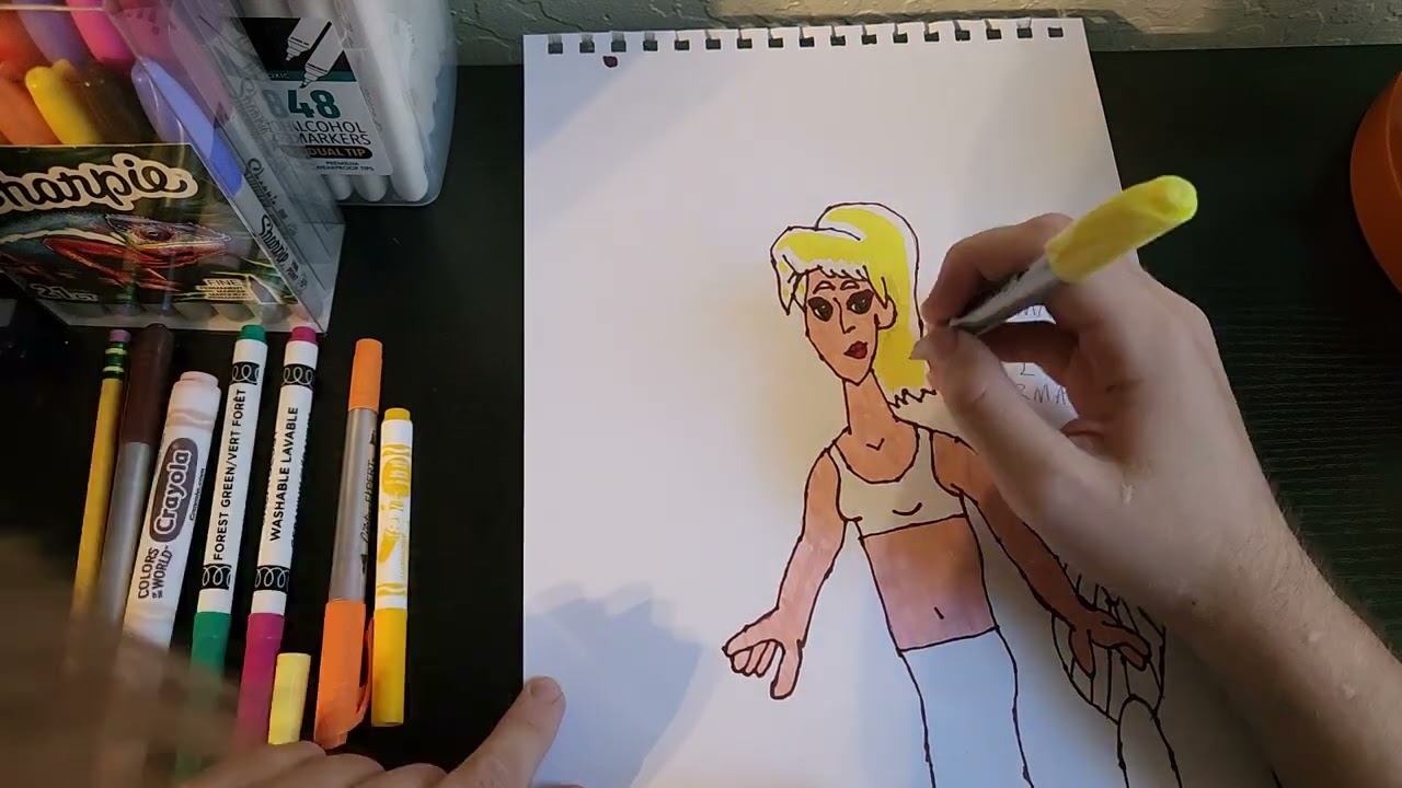 How To Drawing Rikki Mermaid In Coloring From H2O Mermaids.