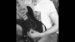 Ne pas confondre pratique & performance  pick  0.73   #plectrum #squierbass ⬇️#rotosound#jazzbass