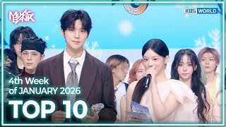 Music Bank K-Chart Top 10 4Th Week Of January 2026 26.01.1901.25 Kbs World Tv