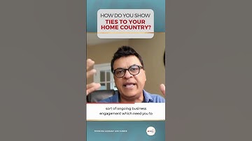 Show ties to your home country