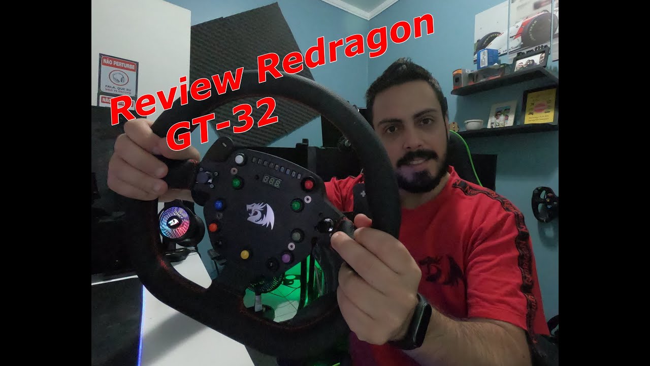 SEU SIMULADOR COM O NOVO Racing Redragon GT32 