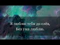 я люблю тебя до слез Karaoke Серов