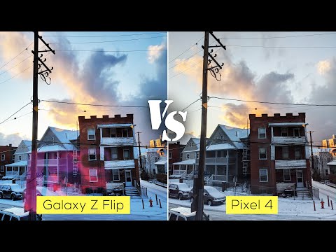 Pixel 4 versus Samsung Galaxy Z Flip camera comparison