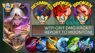 GOODBYE META HEROES! THIS IS THE NEW HIGH DAMAGE BUILD FOR HANABI!! BEST BUILD TO BEAT STRONG HERO😈.