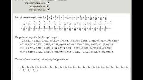 Rearranging the Alternating Harmonic Series