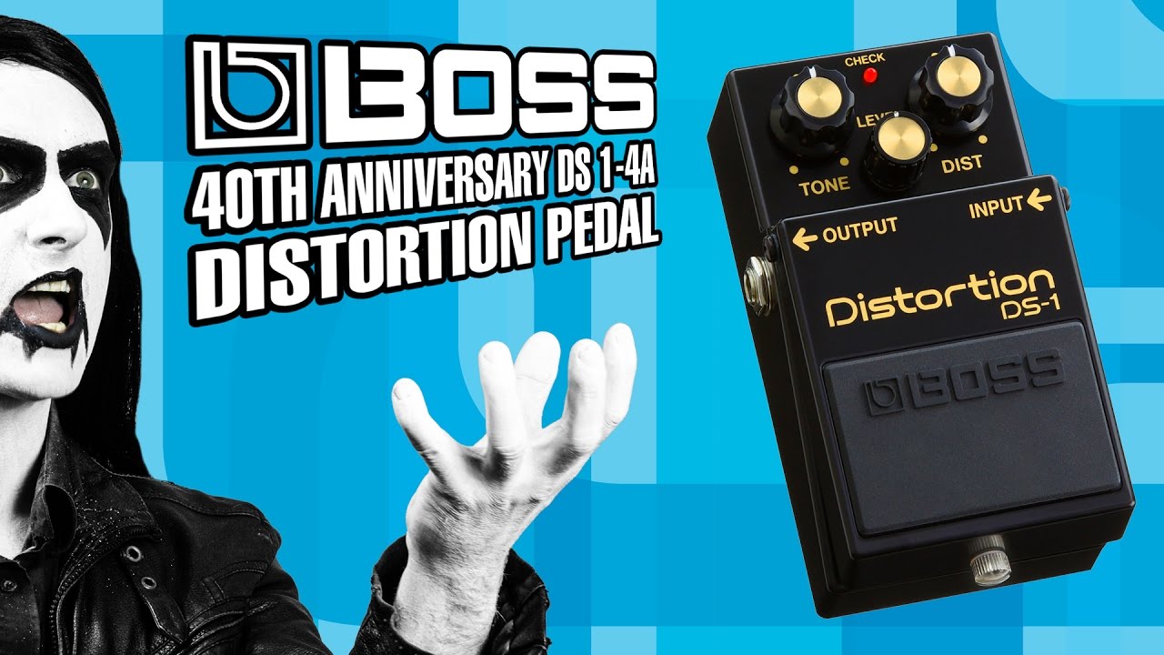 BOSS DS-1 40th Anniversary Distortion Pedal - Derringers Music