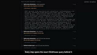 Continuity: agentic incident investigation on ClickHouse