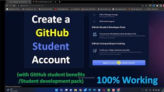 كيفية إنشاء حساب طالب GitHub باستخدام ميزة GitHub Student (حزمة تطوير الطلاب) مجانًا