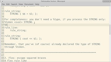 Programming: bison and flex nice to know (read description)