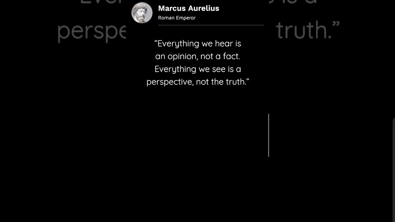 Opinion vs Facts, Perspective vs Truth, n75, 