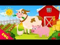 Farm animals for kids Name &amp; sound Vocabulary for kids Learn English