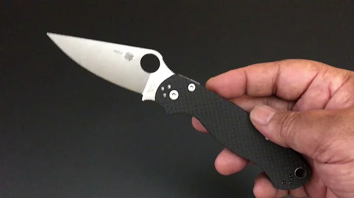 Spyderco ParaMilitary 2 with 52100!  New!  The Knife of the Day!