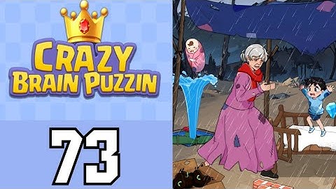 Crazy Brain Puzzle Level 73 Shelter in Ruins | Game Walkthrough